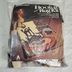 Vogart Crafts - Hook-It rug kit - Fireside #4326 Vintage Latch Hook Rug Kit